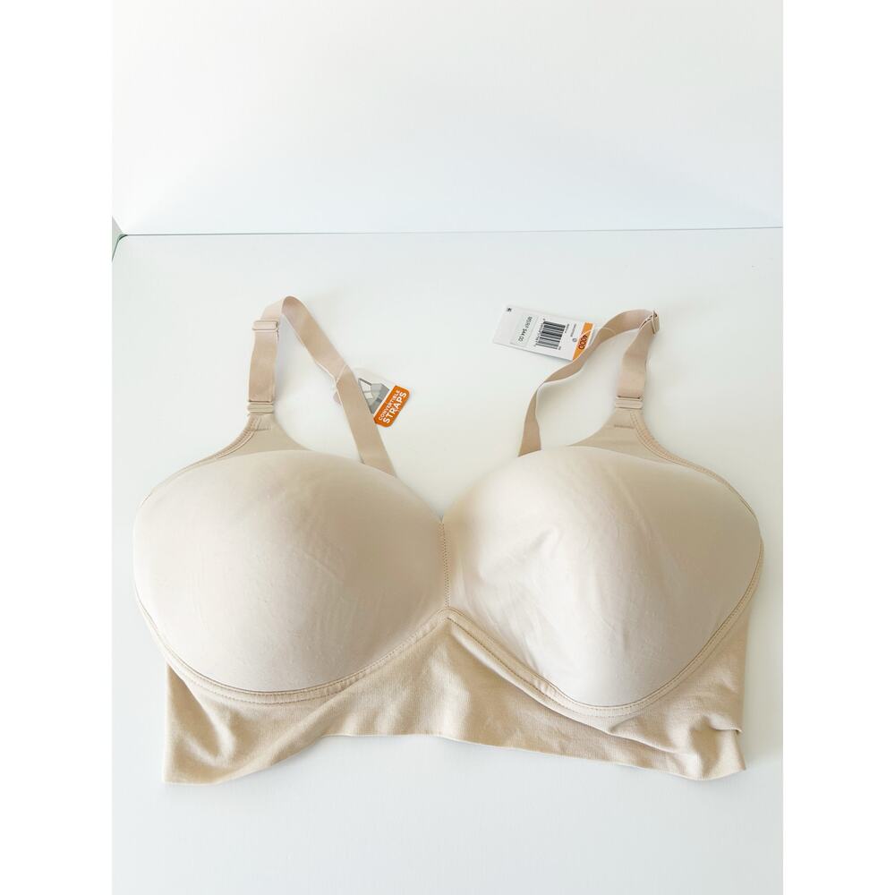 NWT Warner's Convertible Straps Nude Bra 40DD
